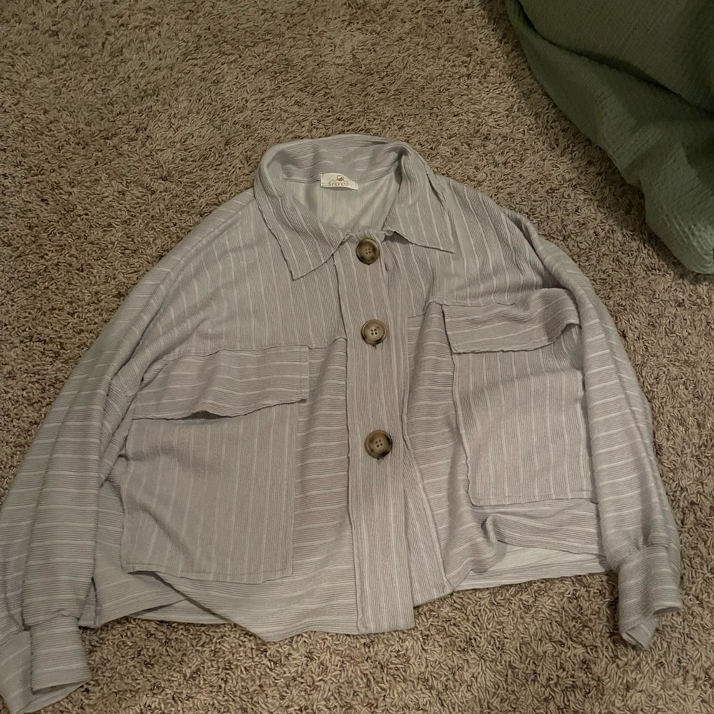 Button down Shacket